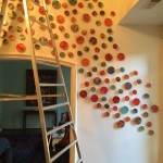 Large custom wall art installation