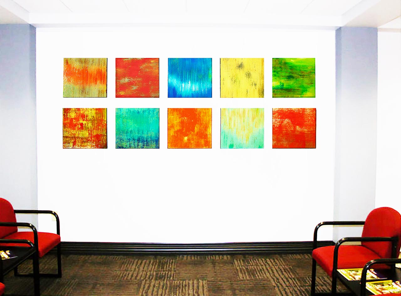 Healthcare Artwork | Waiting Room Art | Custom Corporate Artwork | Rosemary Pierce